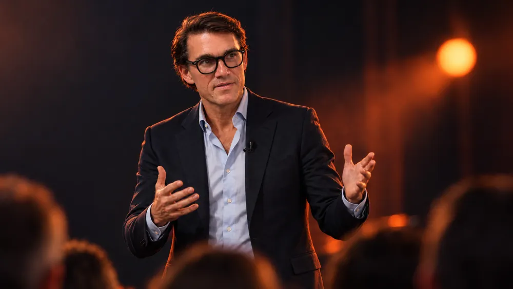 Karl Lillrud engaging a conference audience